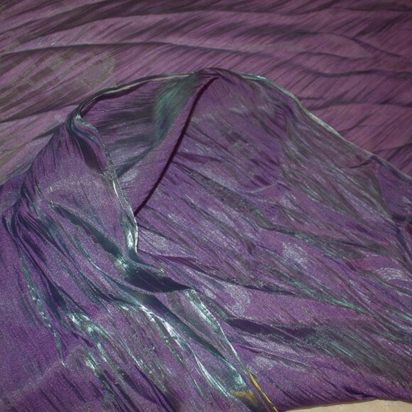 Half-Moon Shimmery Belly Dancing Veil - Picture 1 of 3